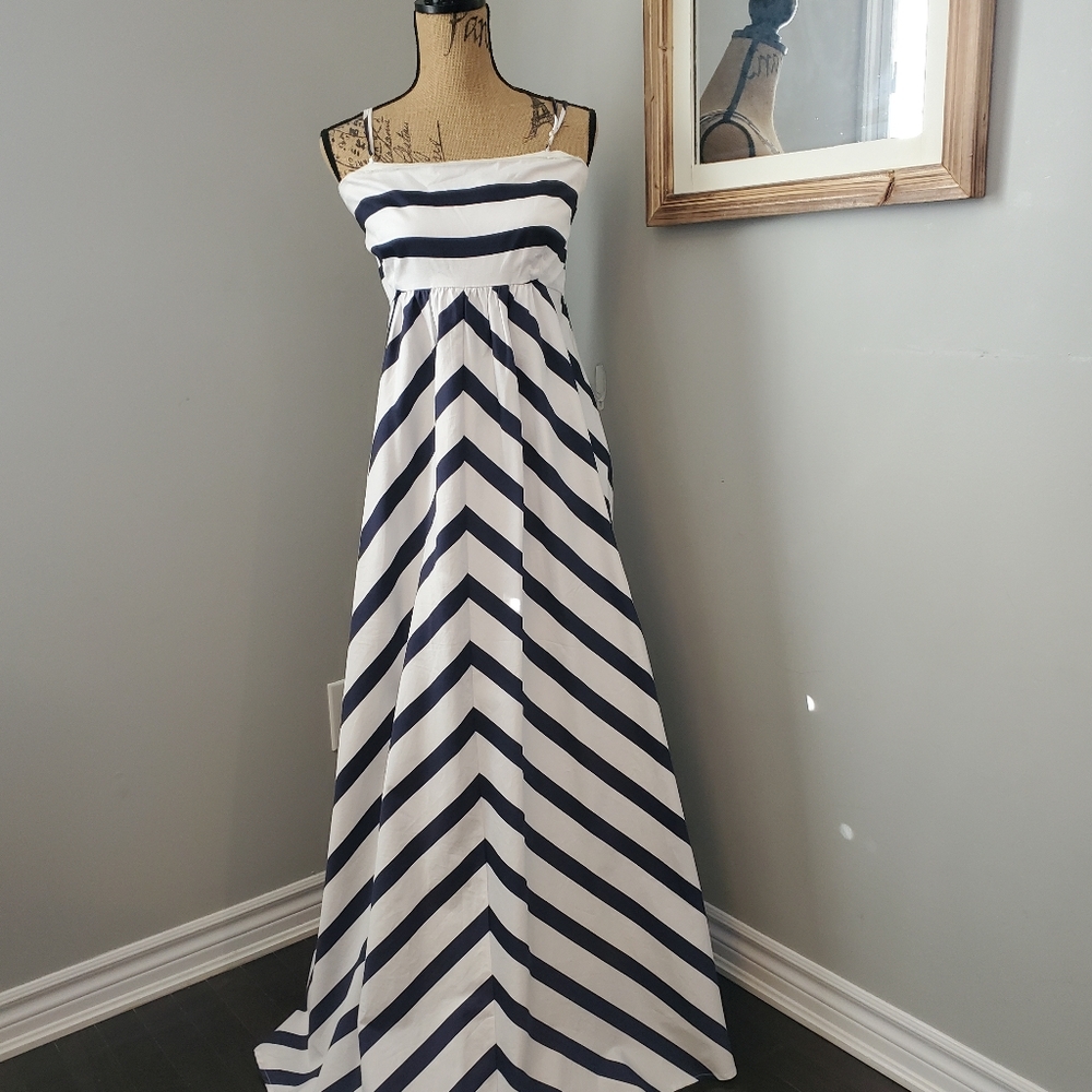 Jessica Simpson - Maternity STRIPED maxi dress XL